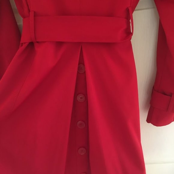 Red pea coat - Picture 5 of 6